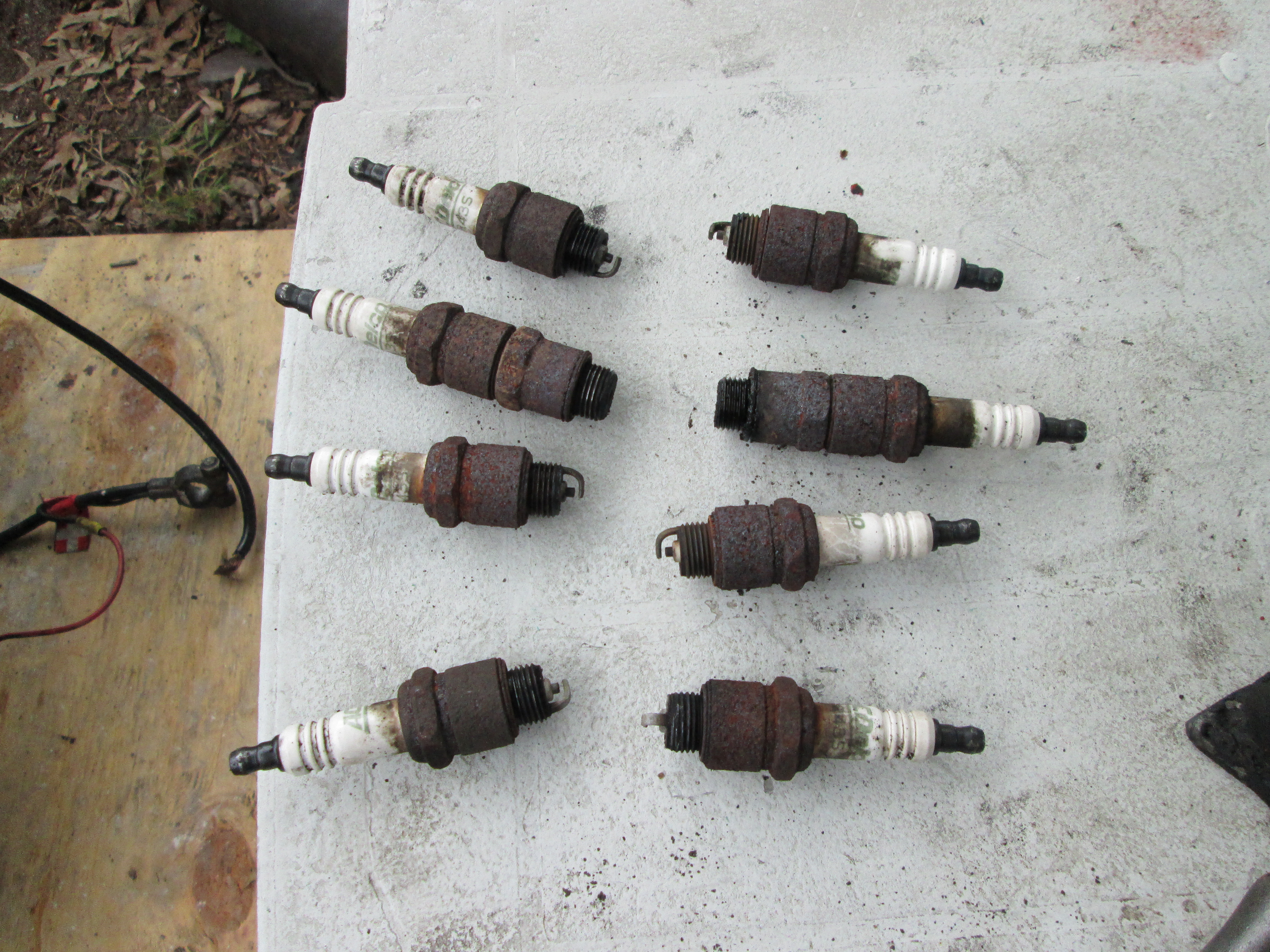Old sparkplugs